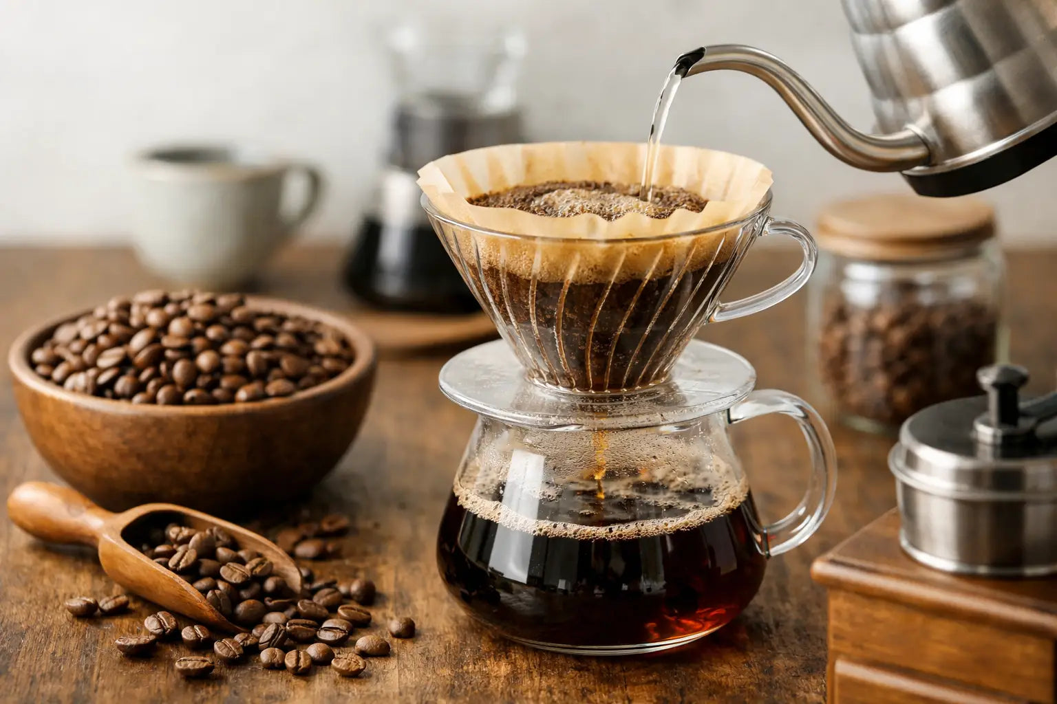 Beste Kaffeebohnen für Handfilter auswählen