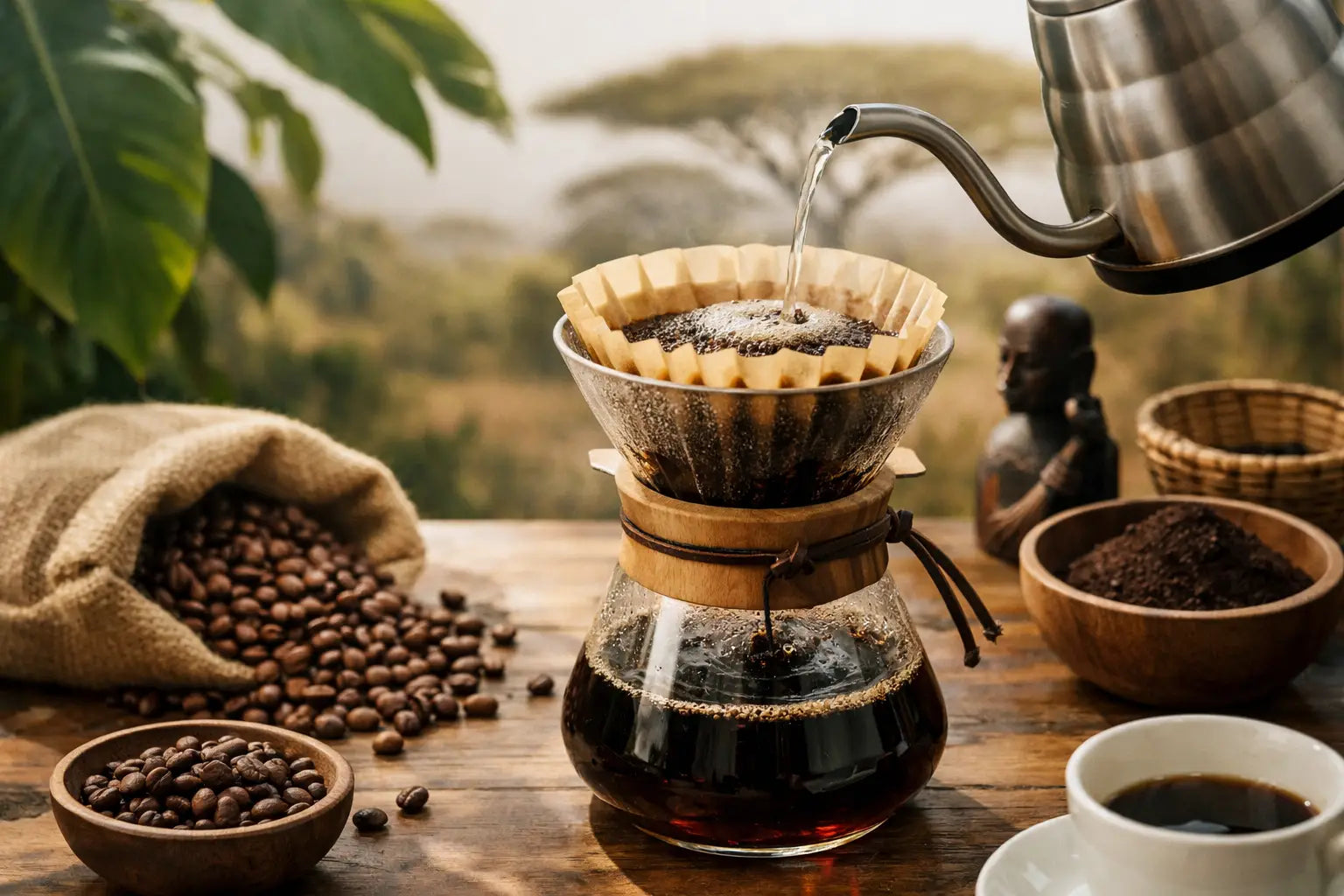 Uganda Filterkaffee richtig zubereiten