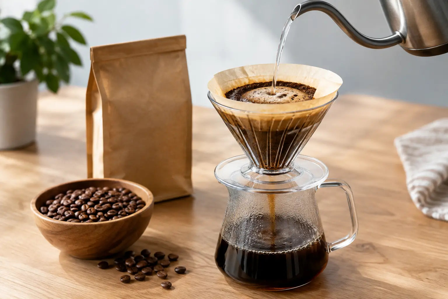 Filterkaffee mit Uganda Arabica richtig brühen