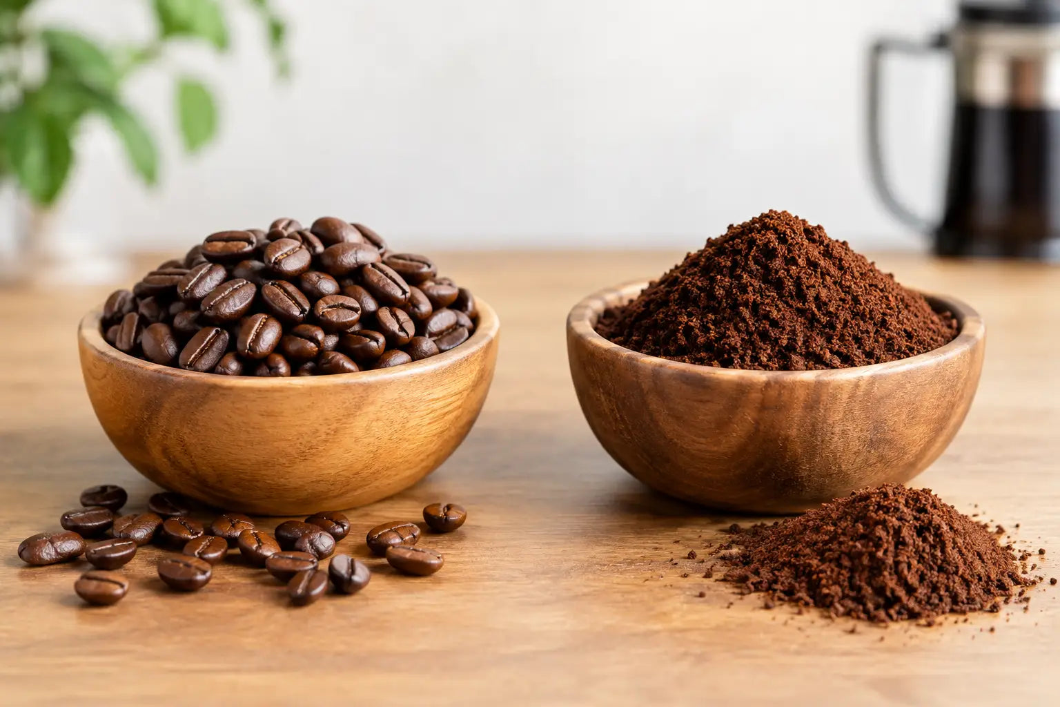 Ganze Bohnen versus Mahlkaffee - was schmeckt besser?