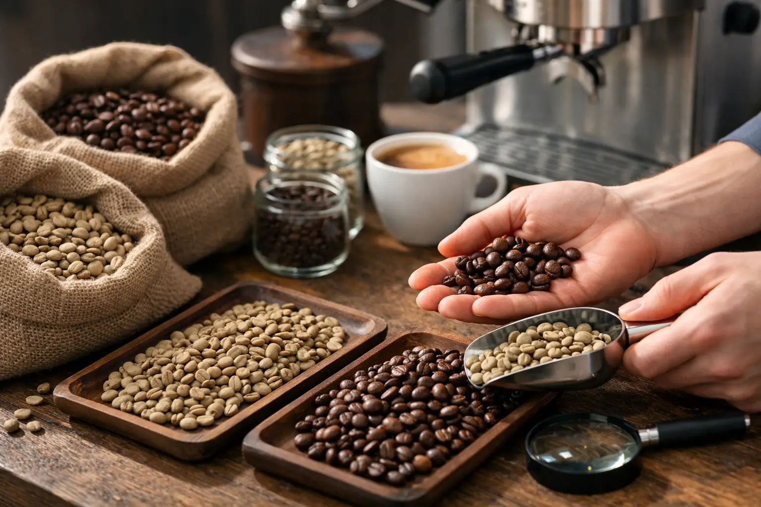 Wie wählt man Kaffeebohnen richtig aus?